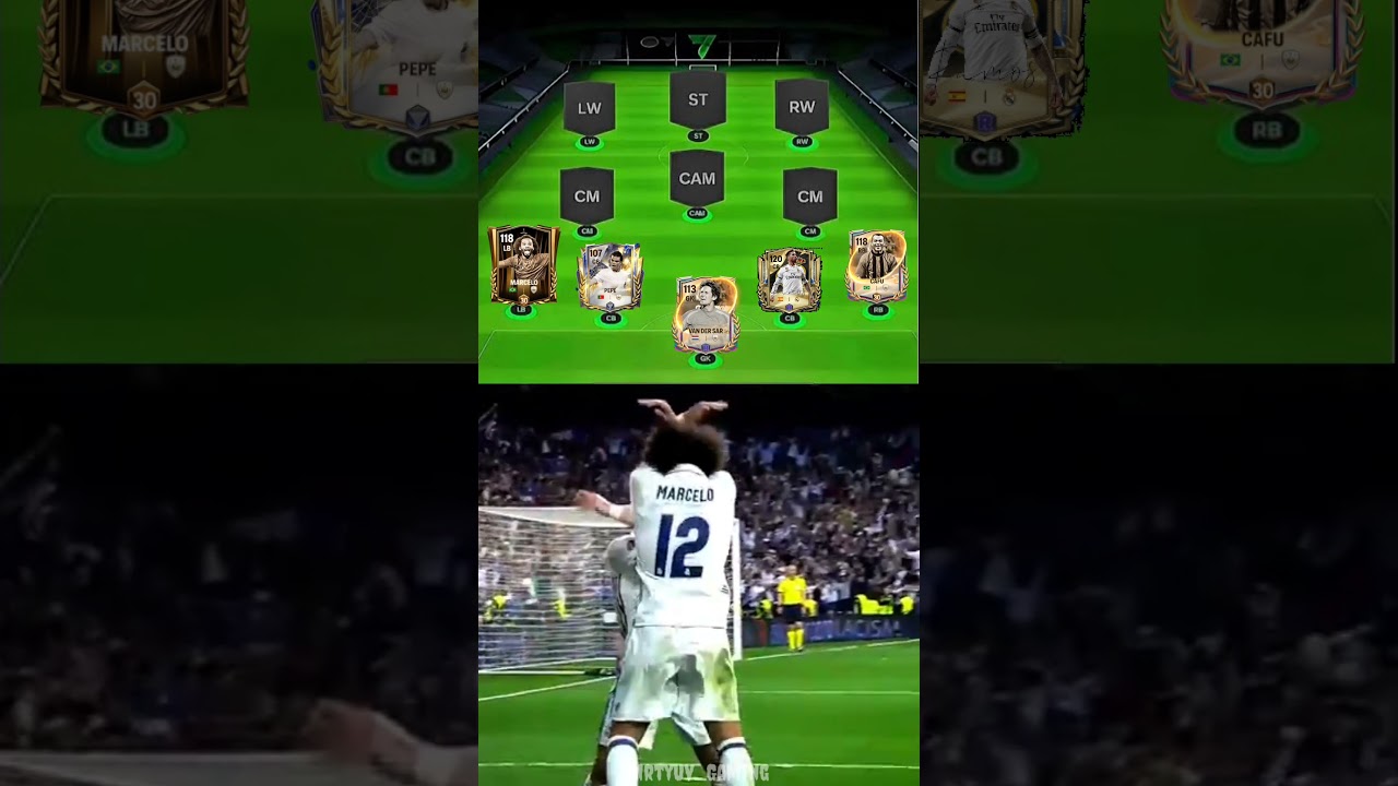 Cristiano Ronaldo Picked His Ultimate Team 😱🔥#fcmobile  #fcmobile22 #fcmobile24 #football