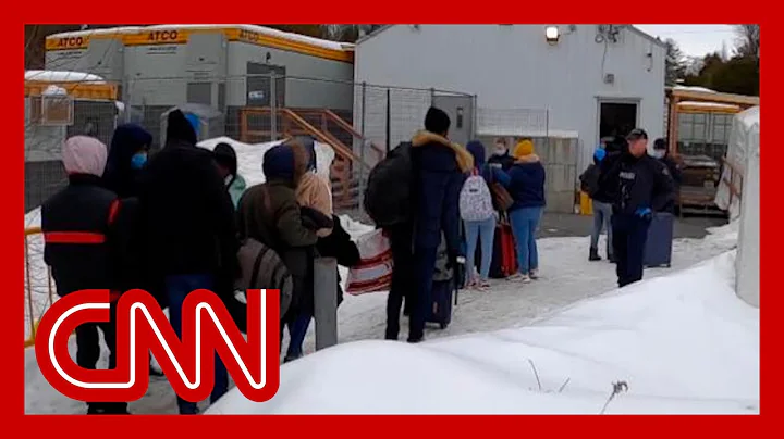 CNN follows migrants illegally entering Canada from New York road - DayDayNews
