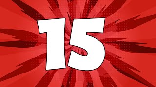 Red Comic Book Countdown Timer [0:15]