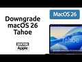 Curso Mac - Downgrade macOS 26 Tahoe - Volte ao sistema anterior macOS Sequoia