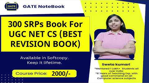 300 SRPs Book For UGC NET CS (BEST REVISION BOOK)
