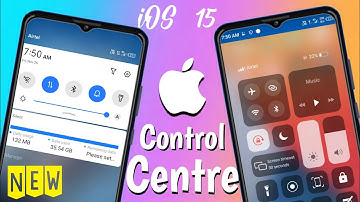 How to Apply iOS 15 Control Center in Any Android Phones | New Control Center | iOS 15 | 2021