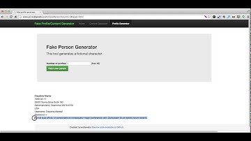 Lorem Ipsum & Fake Profile Generator