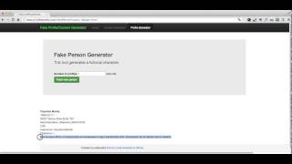 Lorem Ipsum & Fake Profile Generator
