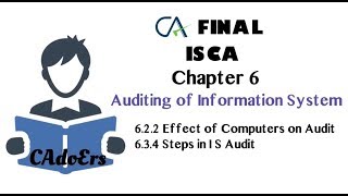 #41 ISCA: CA FINAL ONLINE CLASSES | Chapter 6 Auditing of Information Systems | Mnemonics