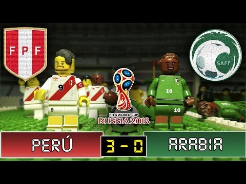 Perú 2 - 0 Croacia - LEGO Fútbol - Amistoso Internacional Rusia 2018 -  Resumen y Goles - Stop Motion 