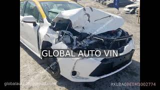 TOYOTA COROLLA 2021 RKLBA0BE8M1002774
