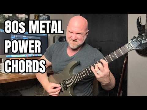 80s Metal Power Chords (Metal Riff Lesson)