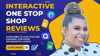 Canva, Google Slides, Google Sheets, and Quizlet to Build Interactive One Stop Shop Reviews