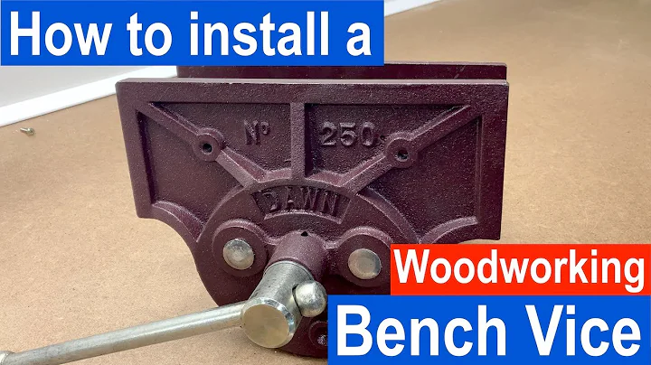 How to bench mount a woodworking bench vice | The ...