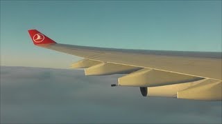 Turkish Airlines Airbus A340-313X | London Heathrow to Istanbul Ataturk *Full Flight*