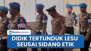 Penampakan Eks Kapolres Bima seusai Jalani Sidang Etik terkait Kasus Narkoba, Hanya Tertunduk Lesu