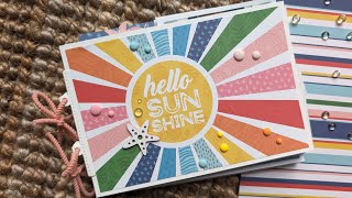 Mini album with instant photos\Echo ParcEndless summer #scrapbooking #minialbum #minialbumscrap