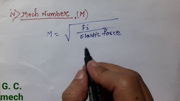 Dimentionless number, Type of dimentionless number, fluid mechanics part 1 ,