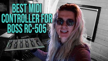 How To Setup External MIDI Controllers BOSS RC-505 - Tutorial