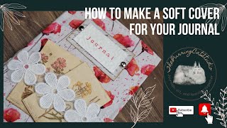 How to make an easy soft cover for junk journal, with packaging. screenshot 3