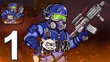 Deadly Dudes - Gameplay Walkthrough Part 1 - Tutorial Chapter 1 & 2 (iOS, Android)