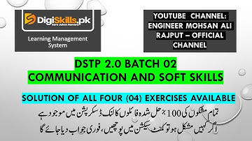 Digiskills 2.0 | Batch 02 | Communication and Soft Skills | All exercises solutions 100% free | EMAR