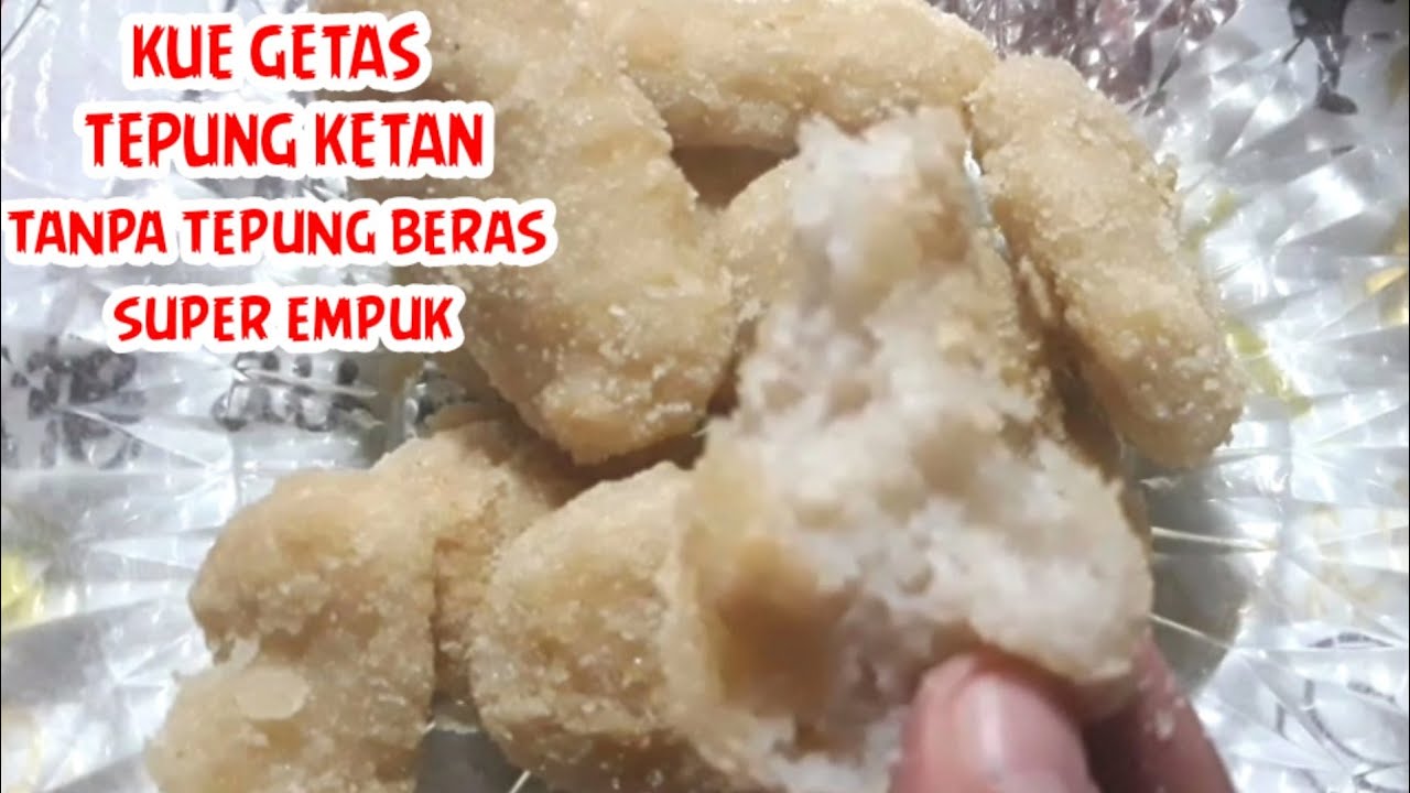 Kue Getas Ketan Gula Merah, Takaran Sendok, Enak Manis Dan Legit