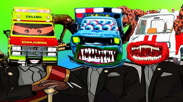 Monster Ambulance Cars Eater - Meme Tarian Peti Mati ( COVER )