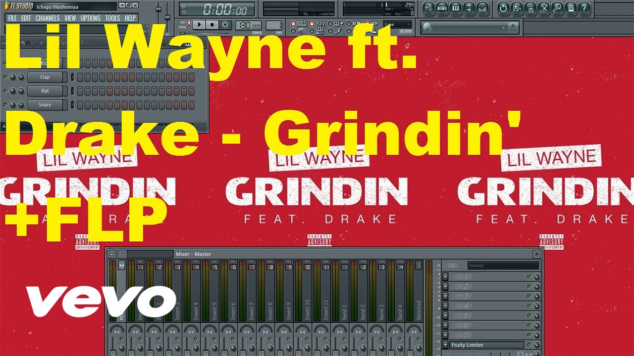 Lil Wayne - Grindin ft. Drake FL Studio Remake Tutorial + FLP