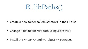 .libPaths()