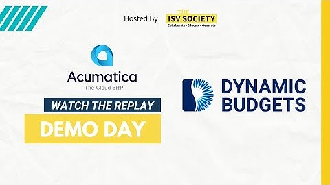 February Acumatica Demo Day 2025 - Dynamic Budgets
