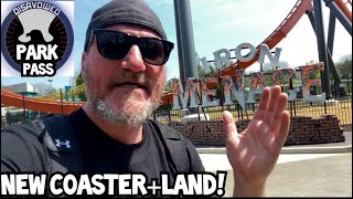 IRON MENACE NEW COASTER AND LAND DORNEY PARK THEME PARK PASSHOLDER OPENING WEEKEND PREVIEW