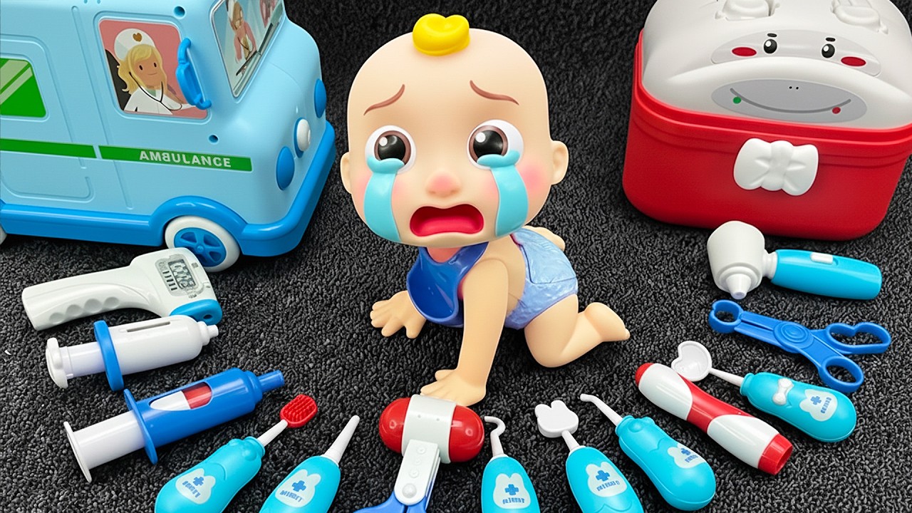 21 Minutes Satisfying Unboxing Pinkfong Doctor Toys, Ambulance Playset ASMR | Bunny Unboxing