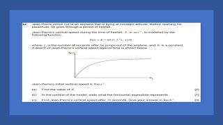 IB Math Studies: Exponential Problem ex. 1