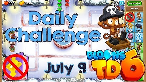Bloons TD 6 Daily Challenge | Unpopular Path | No Hero No MK No Powers Used | July 9 2022