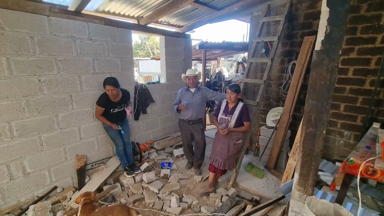 ✅️😃🏠 Les mostramos el avance de la construcción de la cocina de mi suegra 😃