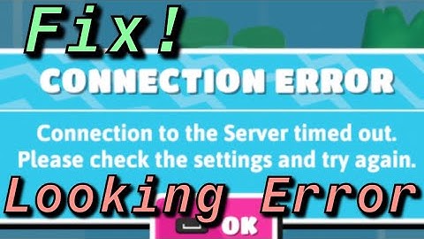 Fall Guys Stuck Looking For Players Error How to FIX!