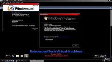 RetroescentTech Virtual Machines Season 3 EP11 Windows 7 on Windows 2000