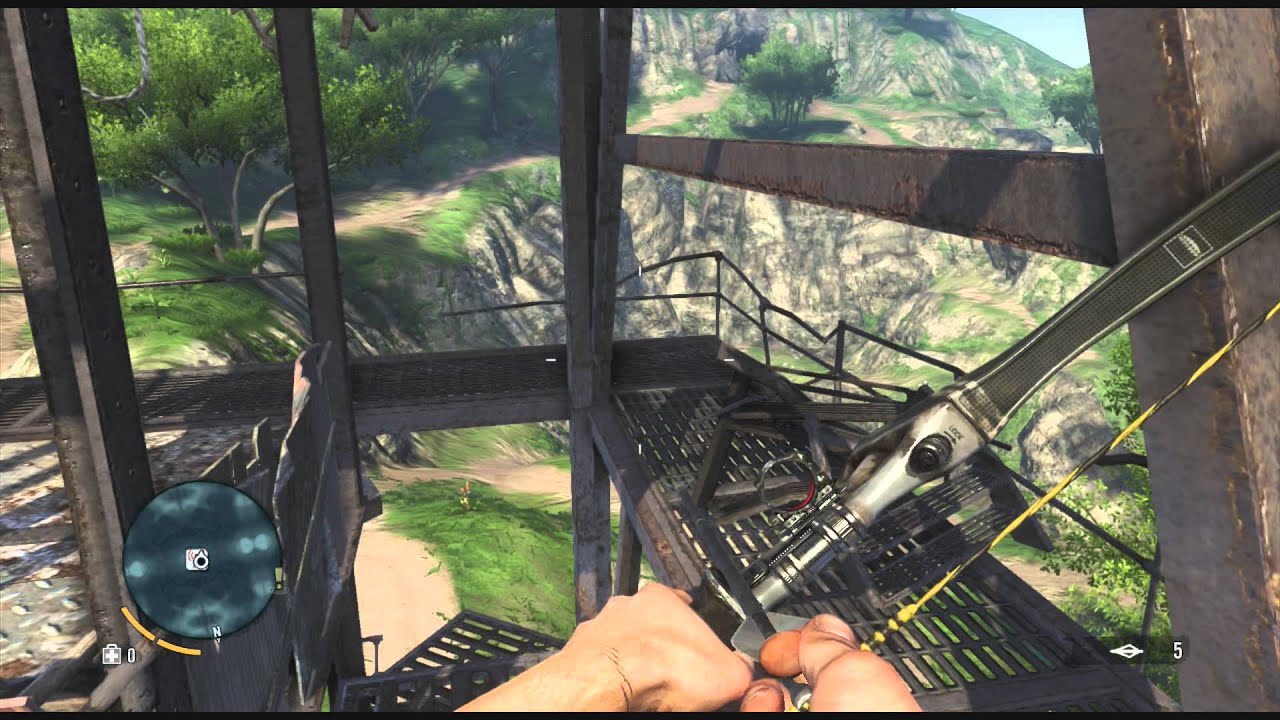 Zachmunzter Plays Far Cry 3 E03 Outposts, Towers and Hides. Oh geez