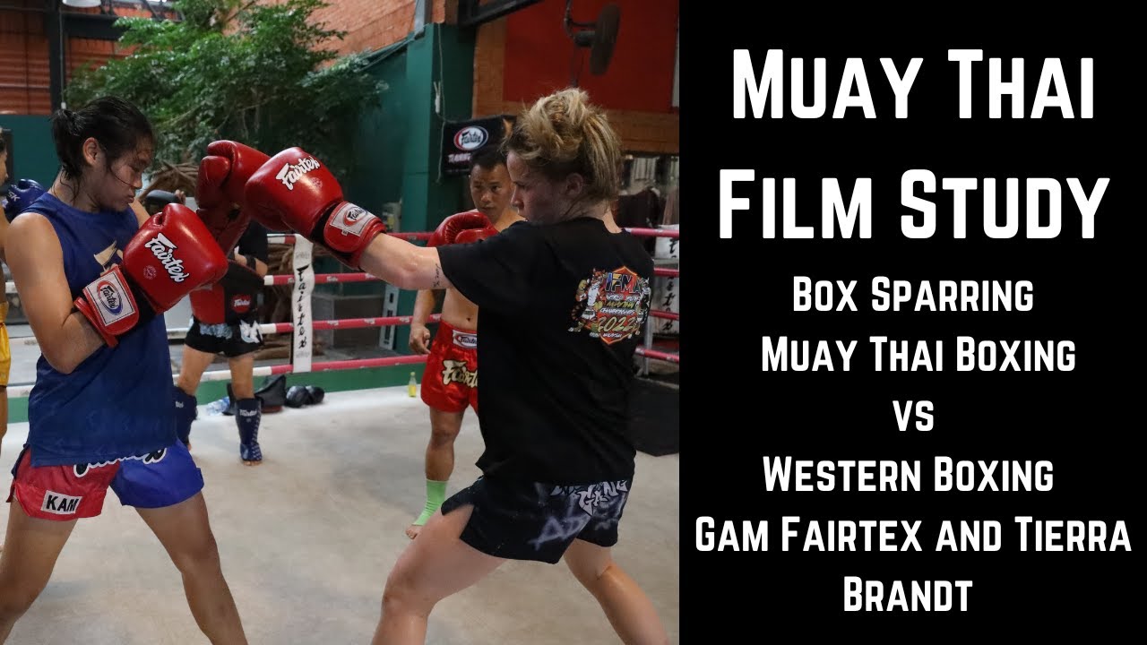 Muay Thai Film Study: Boxing In Muay Thai - Thai Style vs Western - YouTube