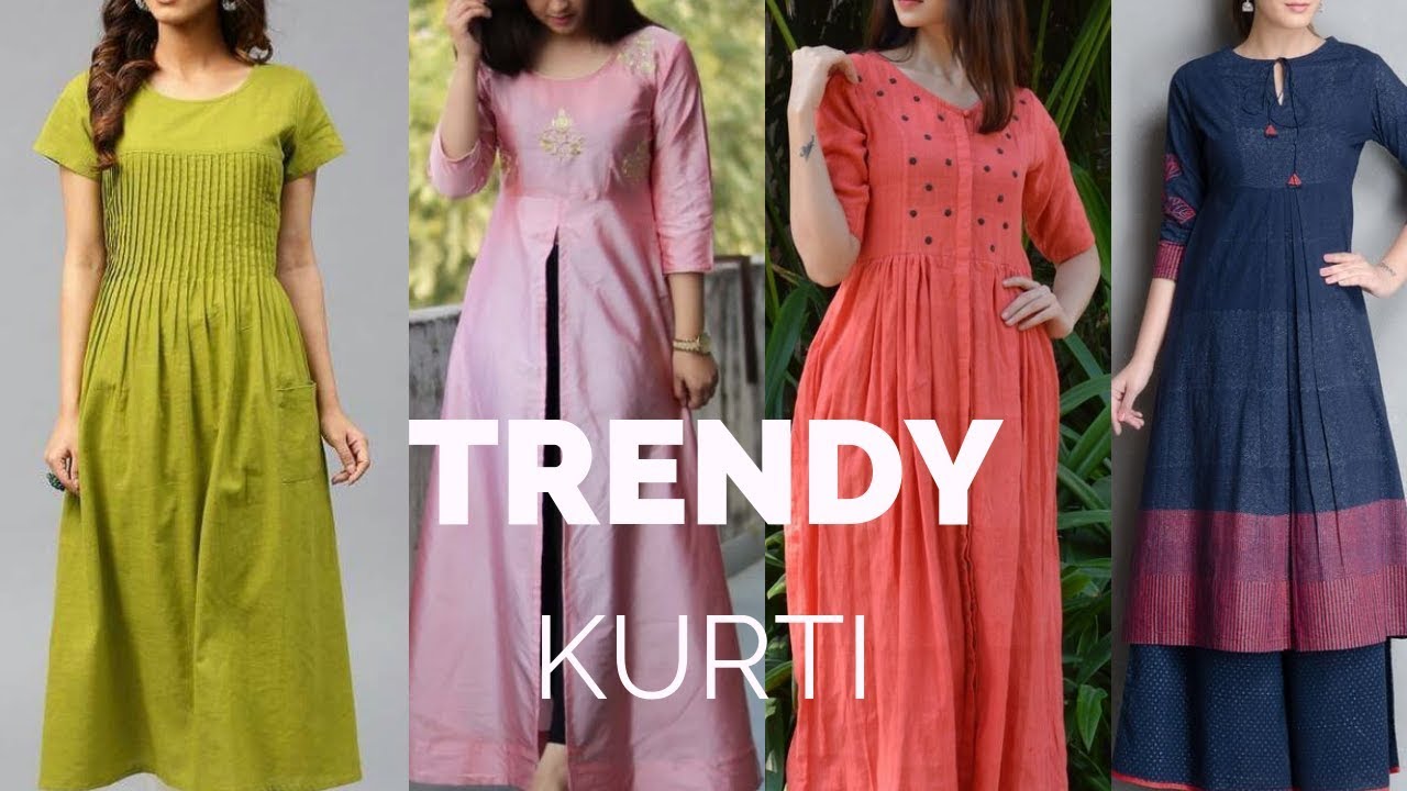 Ethnic New Latest Designer Trendy Kurti, Stitched, 5 Color at Rs 450 in  Surat