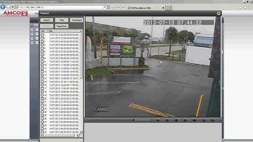 How to Playback videos on AmcoSecurity DVR