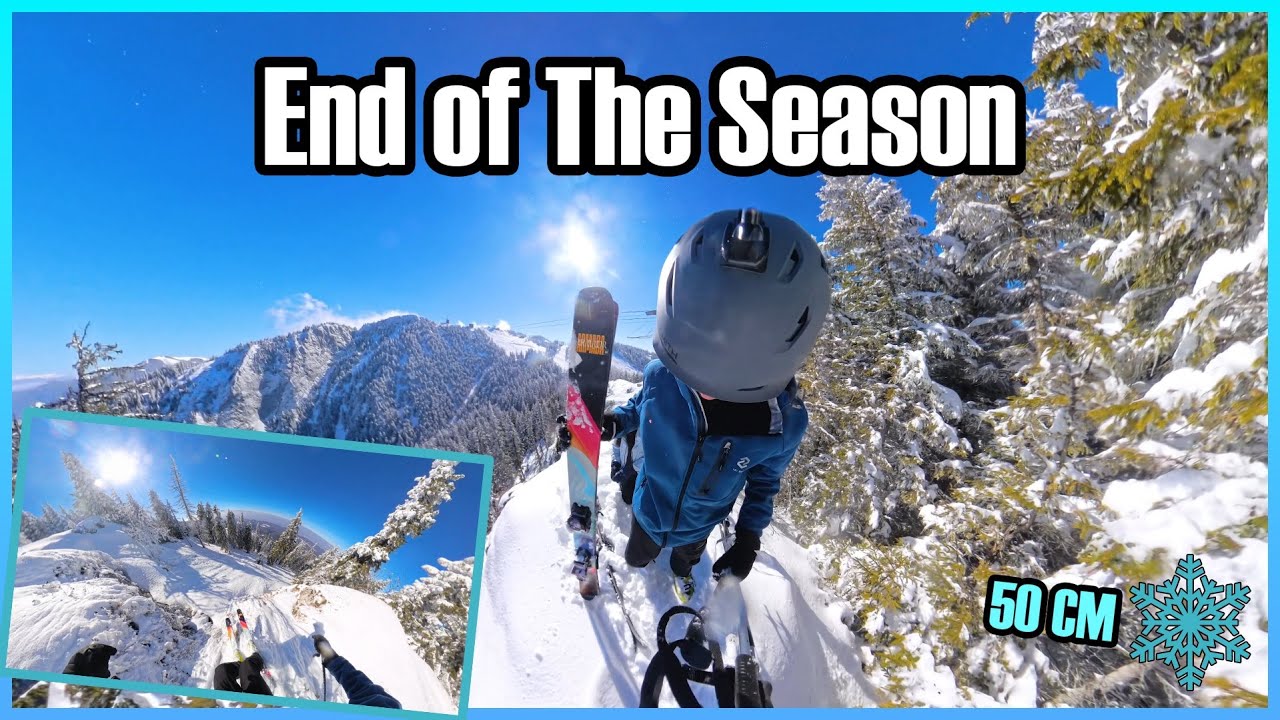 The Biggest Drop Of The Winter! | End of the ski season 2024-2025 Poiana Brasov!