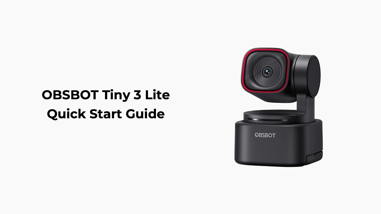 Webcam OBSBOT Tiny 3 Lite with Micro VOX SE