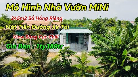 Mô Hình Nhà Vườn MiNi View Sông Mồng Gà Cực Chill Giá Siêu Yêu Thương