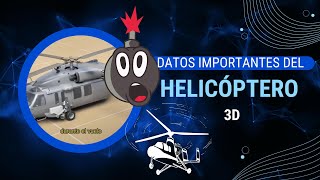 Helicóptero de militares así como se ven en 3D