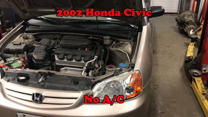 2002 honda civic ac compressor not turning on