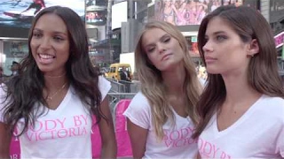 The 10 Newest Victoria’s Secret Angels Take Over Times Square