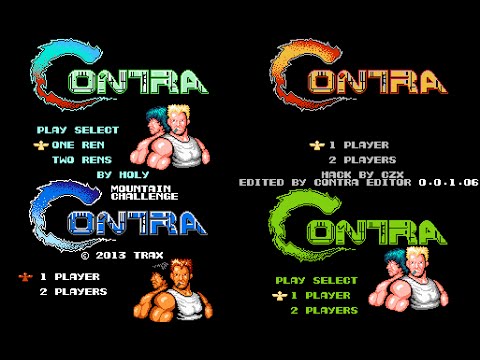 hack game contra - Contra - Оne level hacks (Part 1) game NES