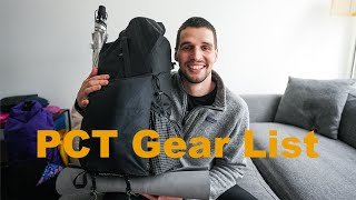 My PCT Gear List for 2024