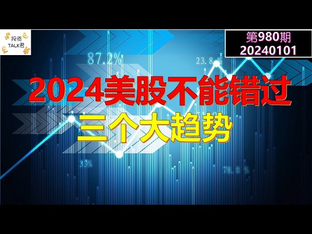 ✨【投资TALK君980期】2024股市和债市展望：把握三个大趋势✨20240101#NFP#通胀#美股#美联储#经济#CPI#美国房价