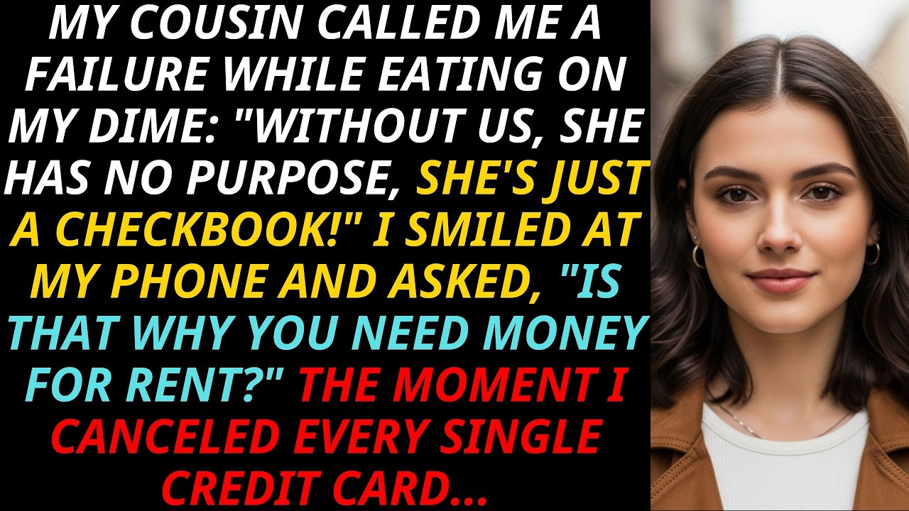 My Cousin Mocked Me “You're Nothing Just A Checkbook” — I Replied “Then Pay Your Own Rent” And...