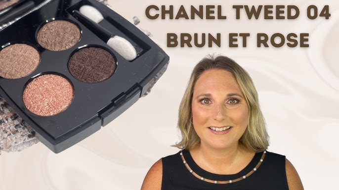 BRAND NEW CHANEL LES 4 OMBRES 03 TWEED FAUVE/Application/Swatches