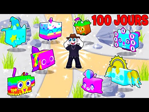 J'ai Farmé 100 JOURS sur PETS SIMULATOR !! Voici ce qu'il s'est passé
